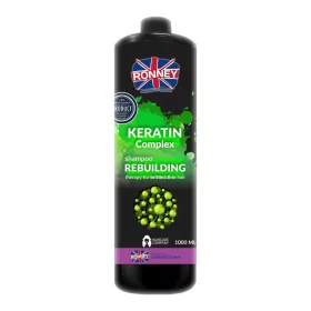   RONNEY Sampon Keratinnal (vékony és töredezett hajra) 1000ml ÚJJÁÉPÍTŐ