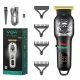 VGR Prof. Haj és Szakállvágó Cordless Barber Hair Beard Clipper Fekete V-971B